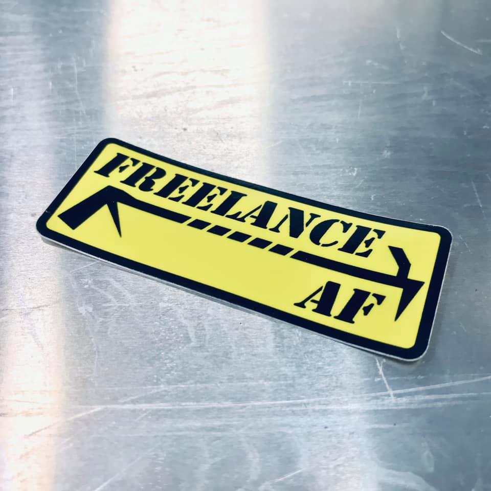 FREELANCE AF Helmet Sticker