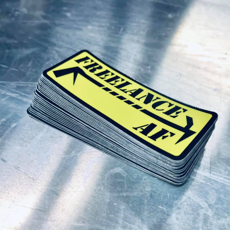 FREELANCE AF Helmet Sticker