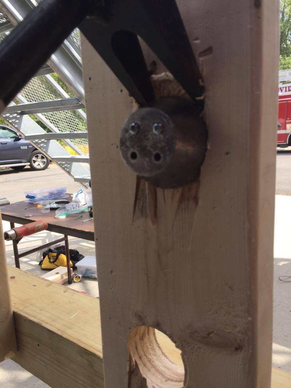 The DEADBOLT DUMMY Lock-Pulling Prop