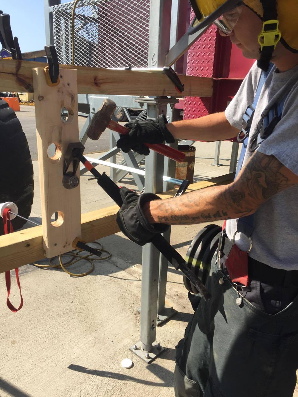 The DEADBOLT DUMMY Lock-Pulling Prop