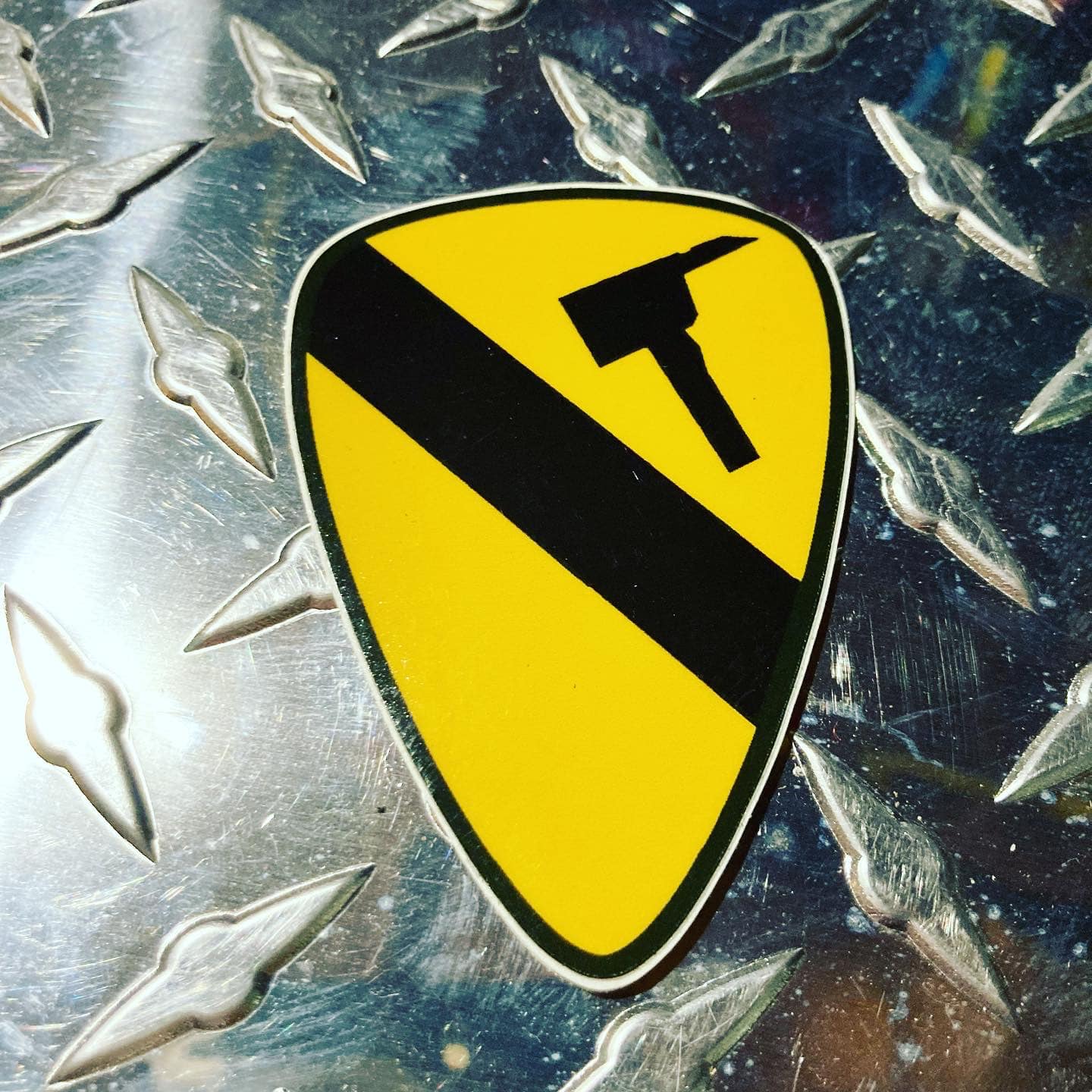 Army Cavalry PIG Helmet/Tool Sticker