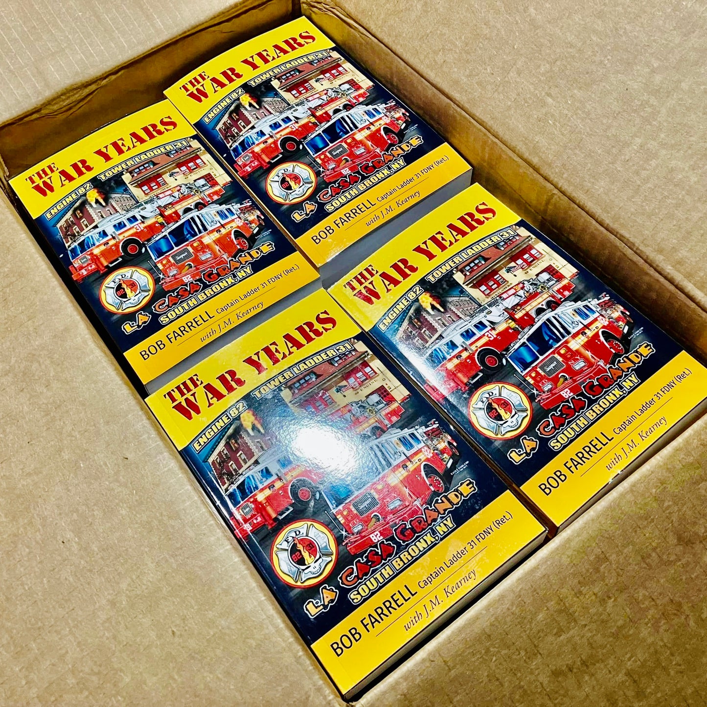 **SIGNED BY AUTHOR!** THE WAR YEARS by Bob Farrell