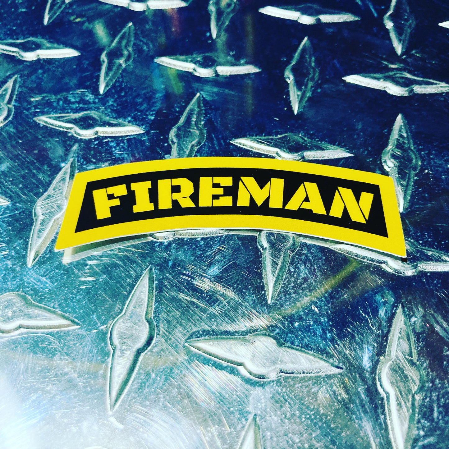 Army Ranger Tab FIREMAN Helmet Sticker