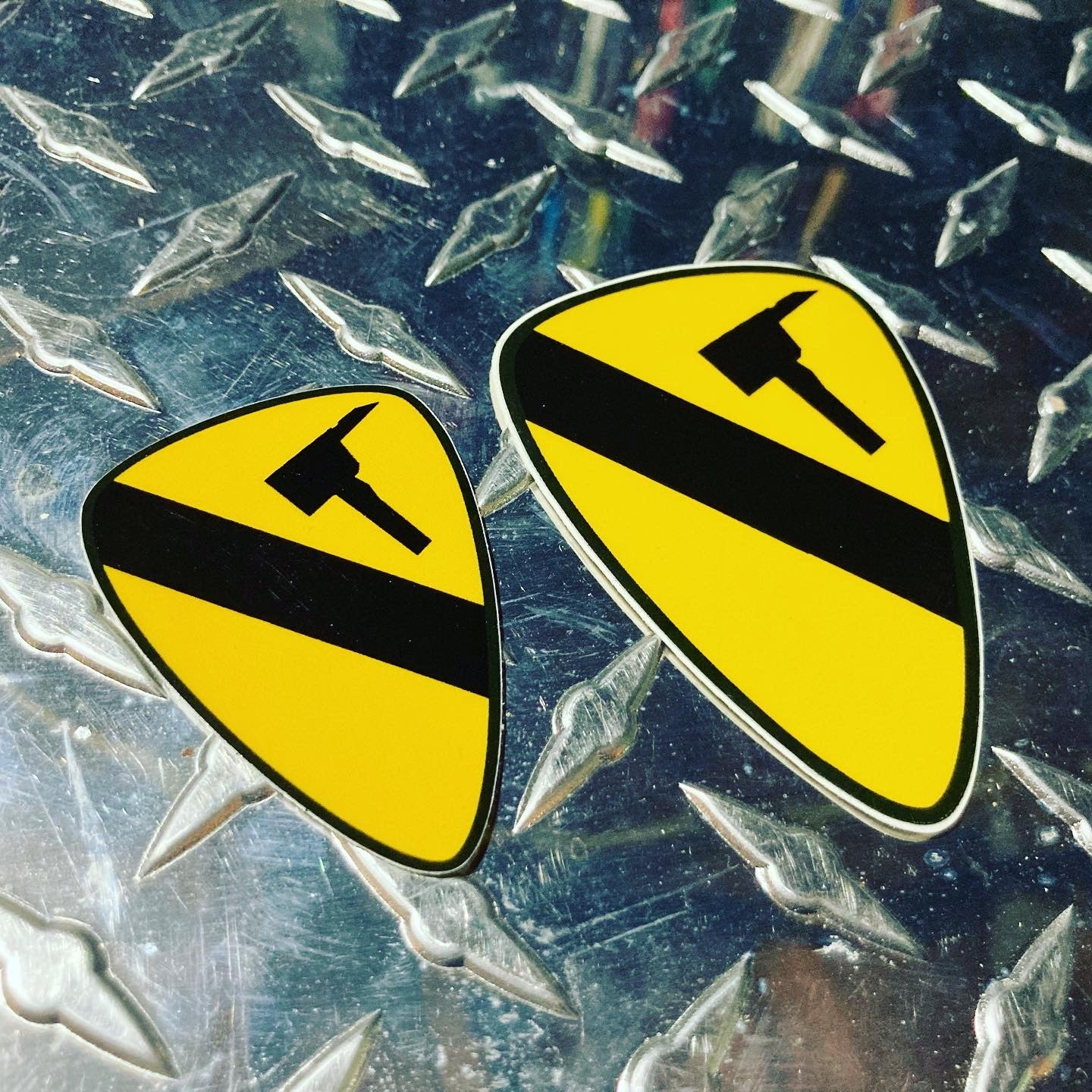 Army Cavalry PIG Helmet/Tool Sticker