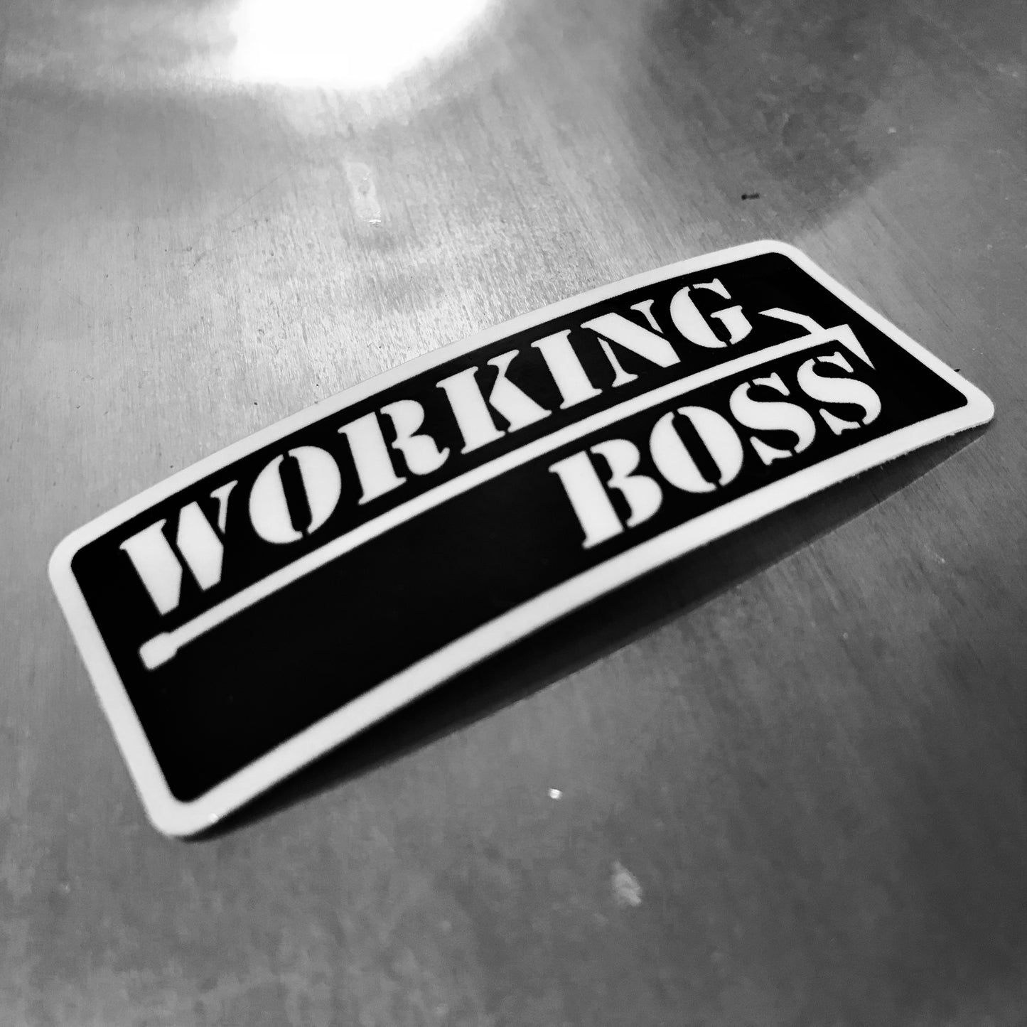 WORKING BOSS Helmet Sticker