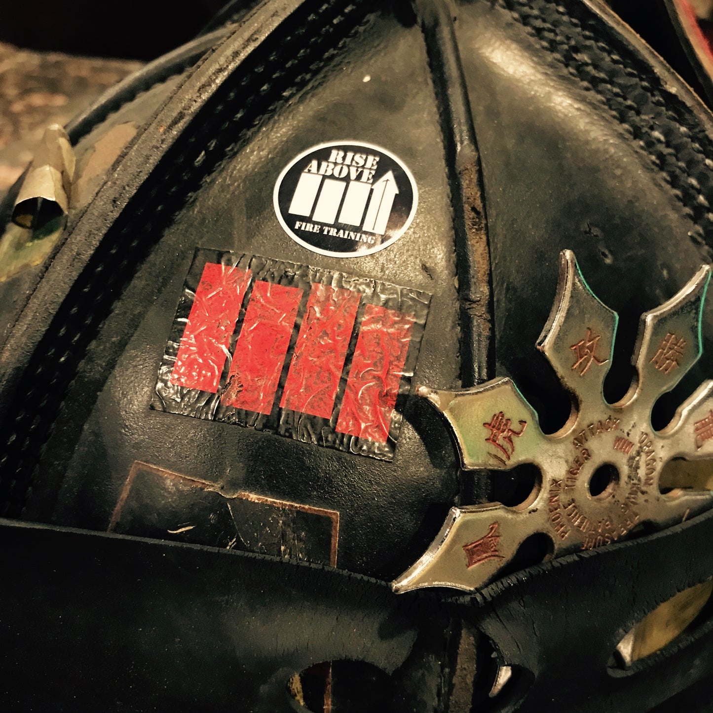 Mini RISE ABOVE Helmet Sticker - 1"