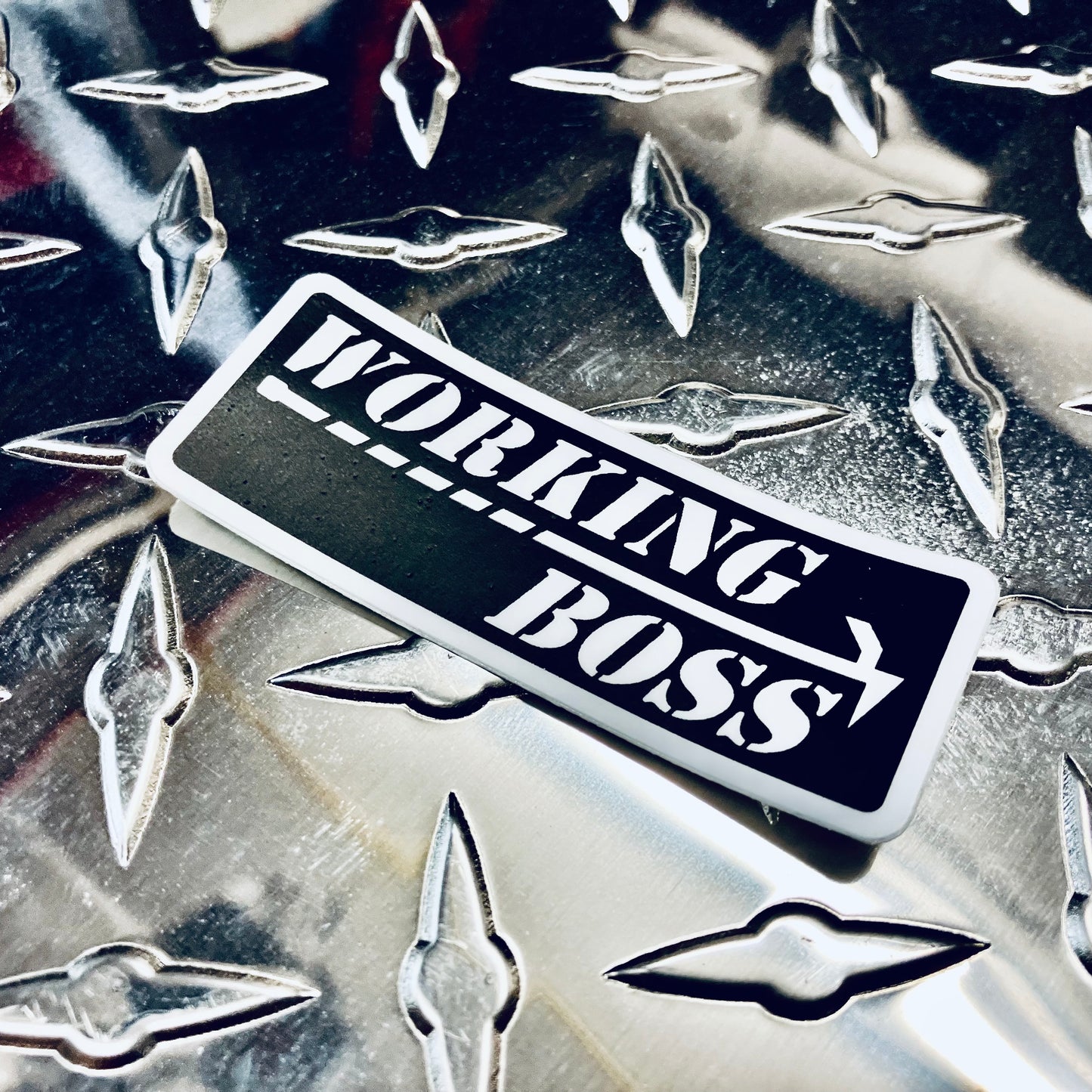WORKING BOSS Helmet Sticker