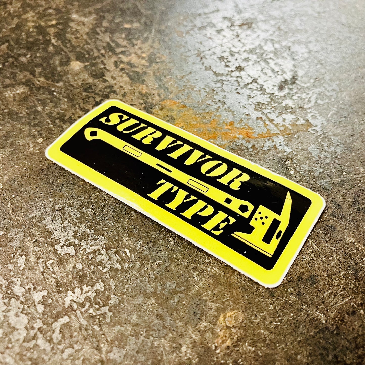 SURVIVOR TYPE Badaxx Helmet/Tool Sticker