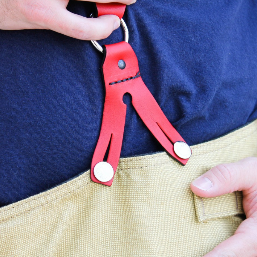 CLEARANCE: Leather Suspenders 8-Point Button Style