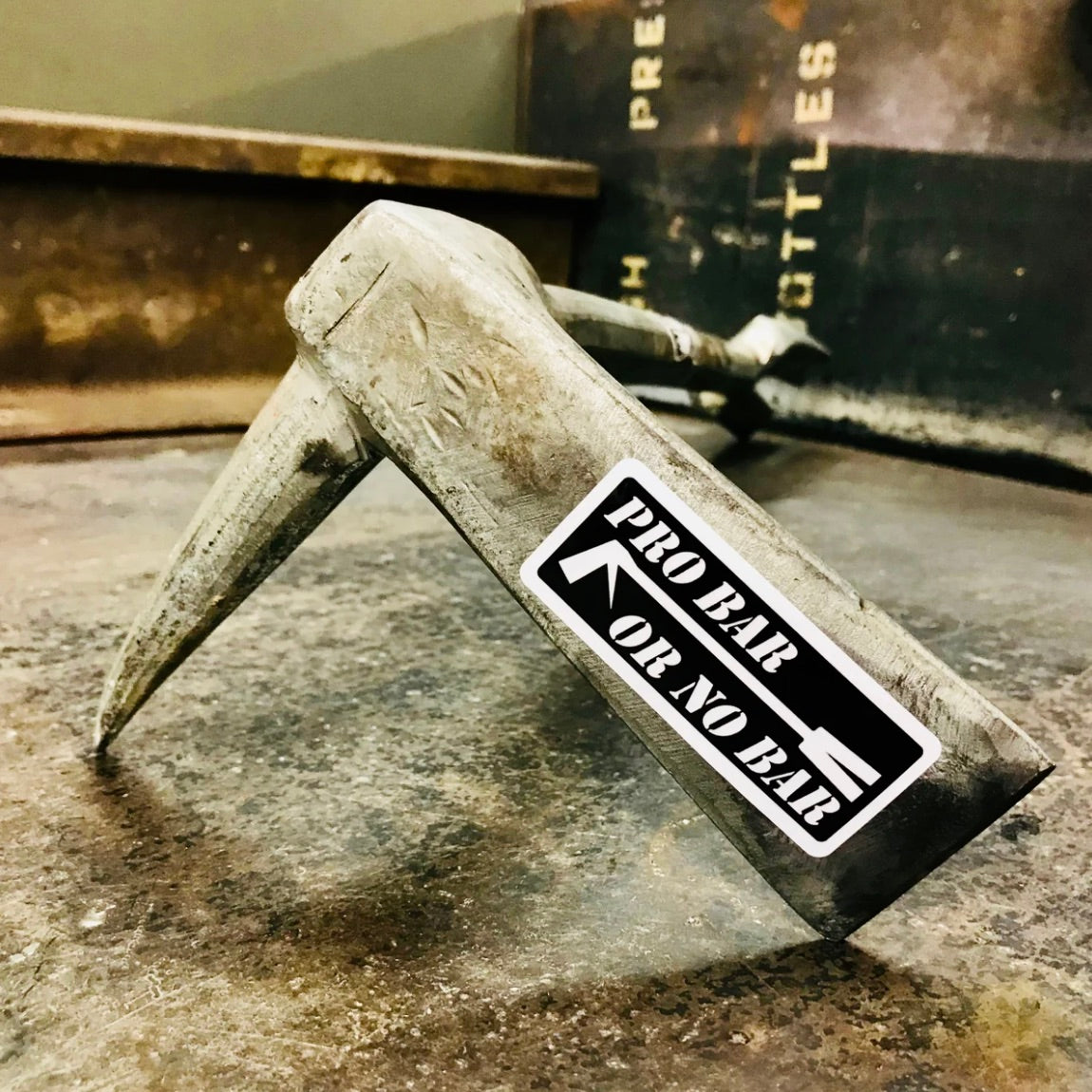 PRO BAR OR NO BAR Helmet/Tool Sticker
