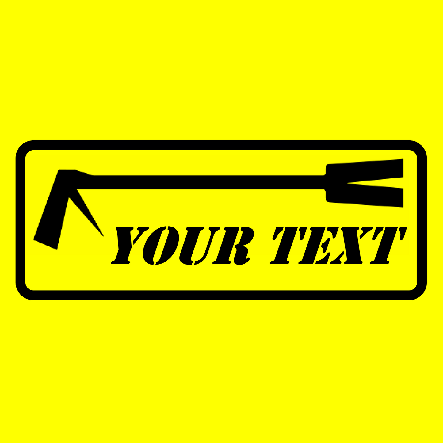 Custom Text HALLIGAN Stickers