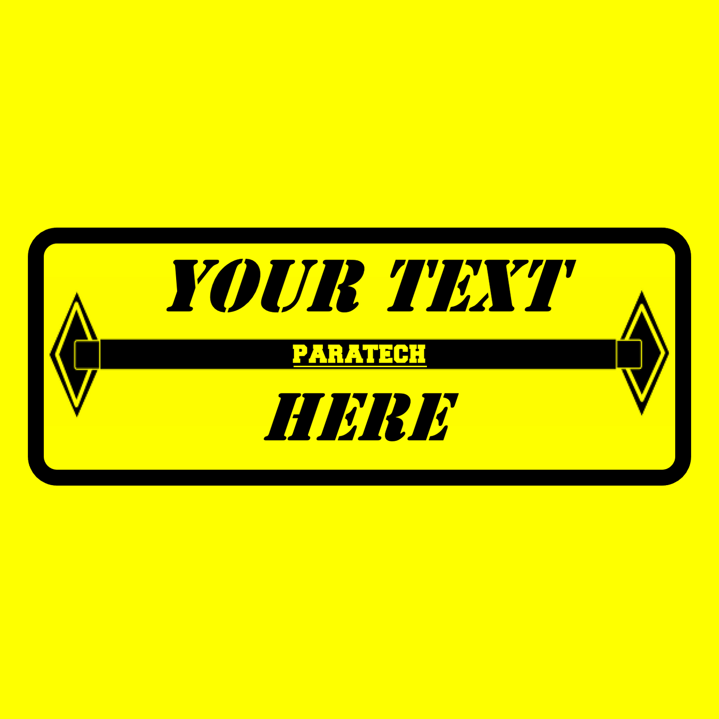 Custom Text TRENCH RESCUE Stickers
