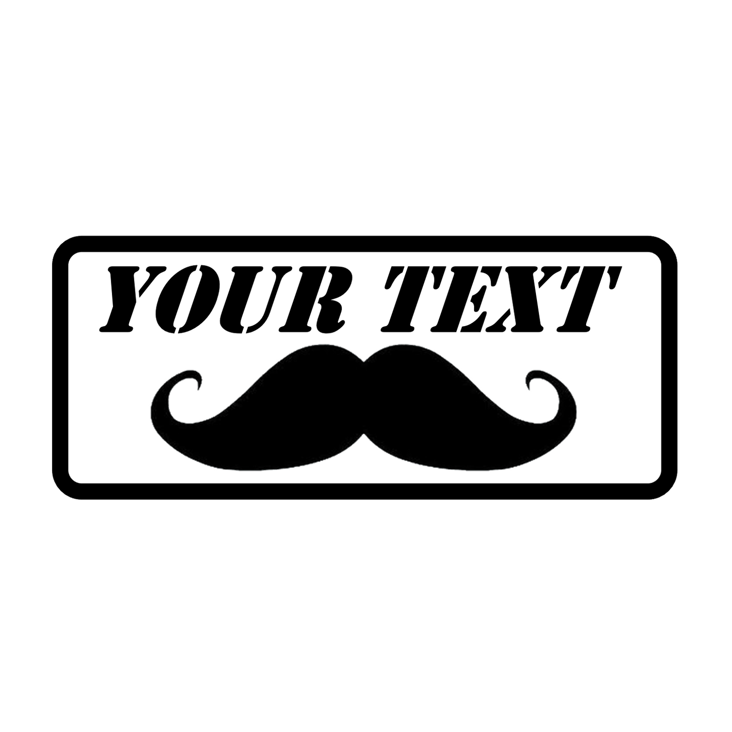 Custom Text HANDLEBAR Stickers