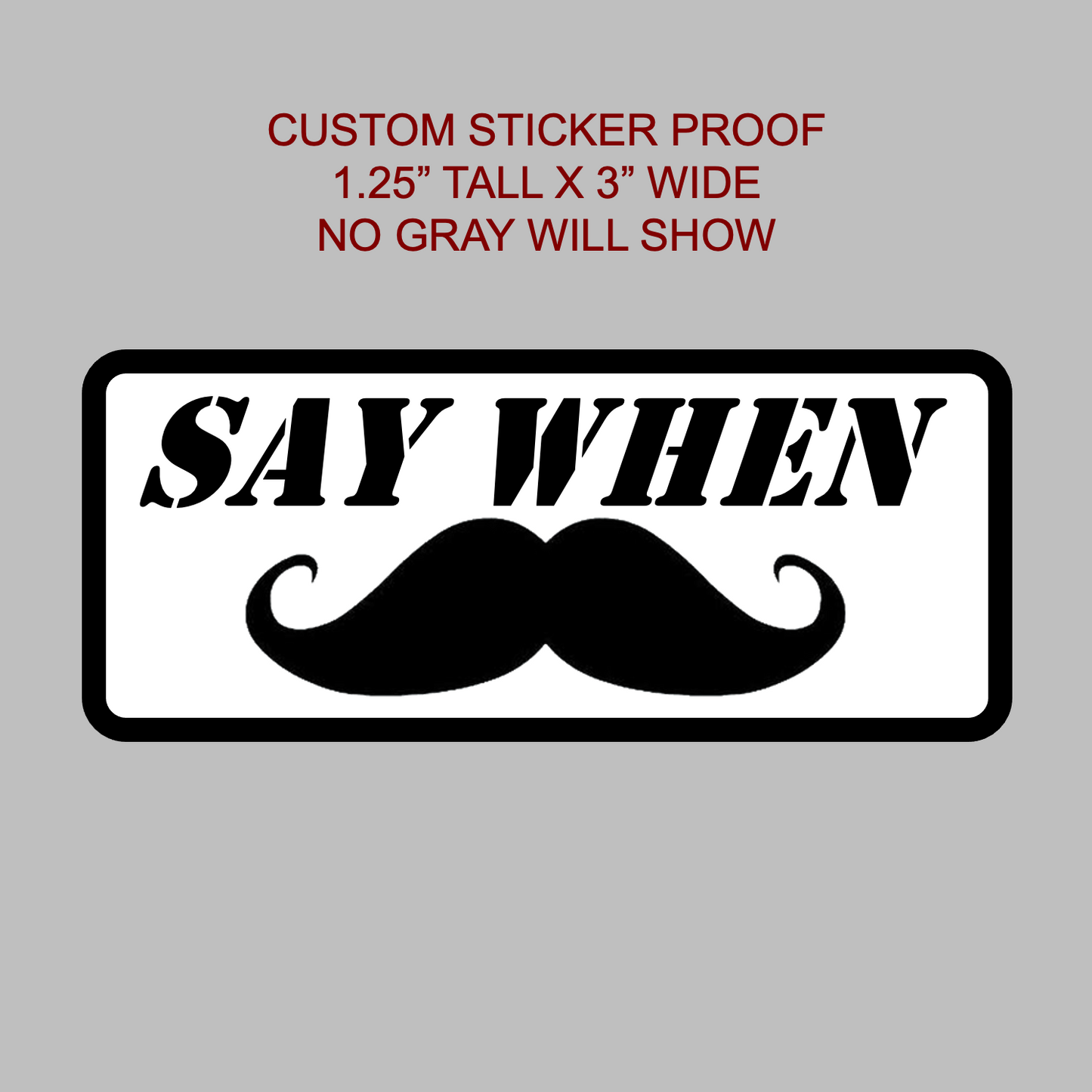 Custom Text HANDLEBAR Stickers