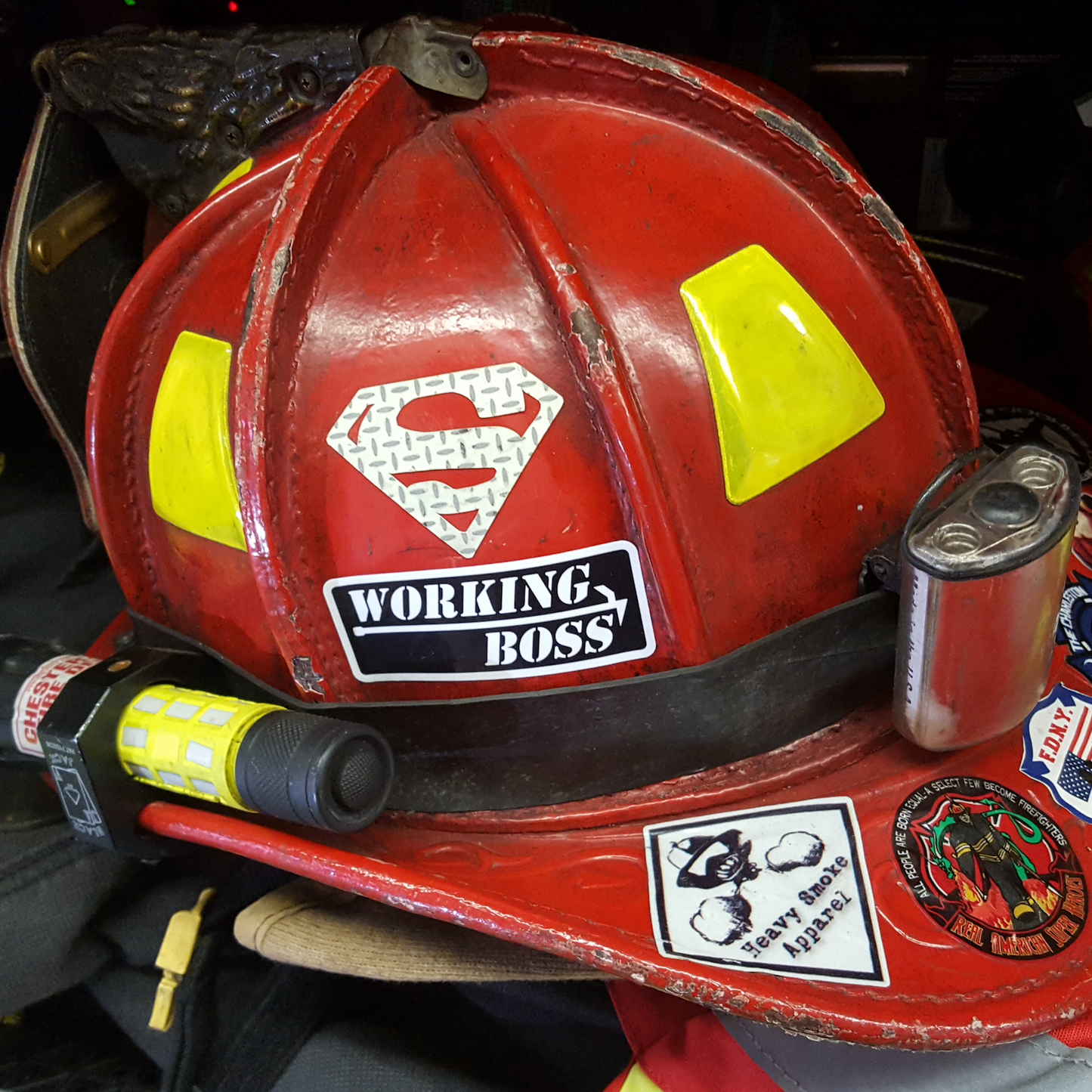 WORKING BOSS Helmet Sticker