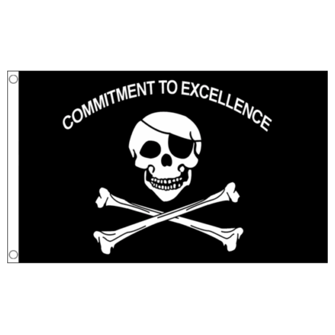 COMMITMENT TO EXCELLENCE Nylon Flag 3' x 5 '