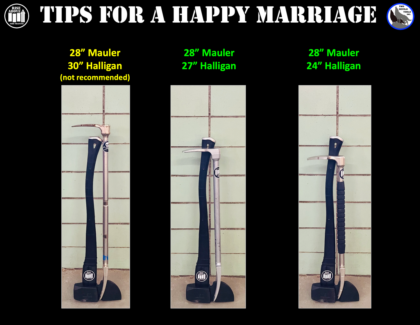 IRONS PKG #7A: Mauler + TD30 Halligan