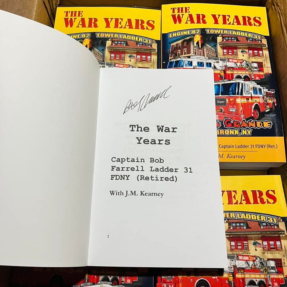 **SIGNED BY AUTHOR!** THE WAR YEARS by Bob Farrell