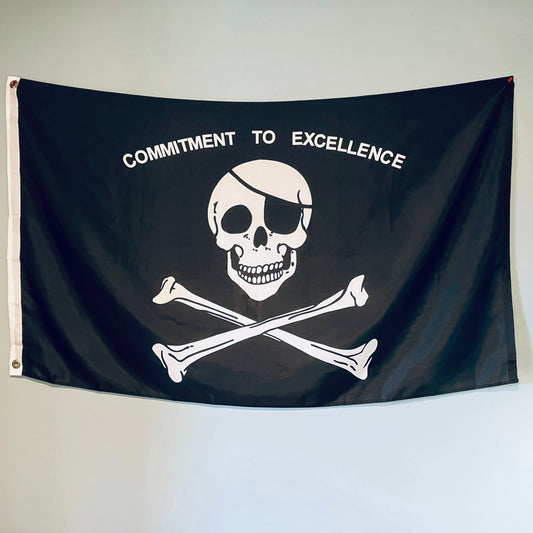 COMMITMENT TO EXCELLENCE Nylon Flag 3' x 5 '