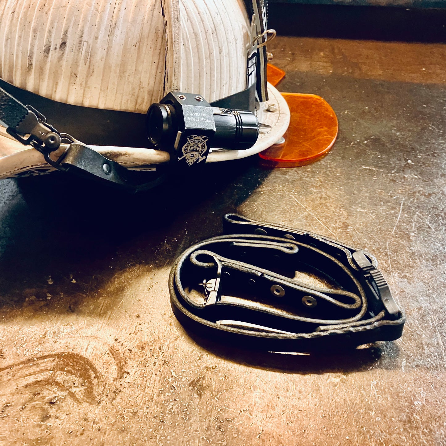 Leather HELMET STRAP