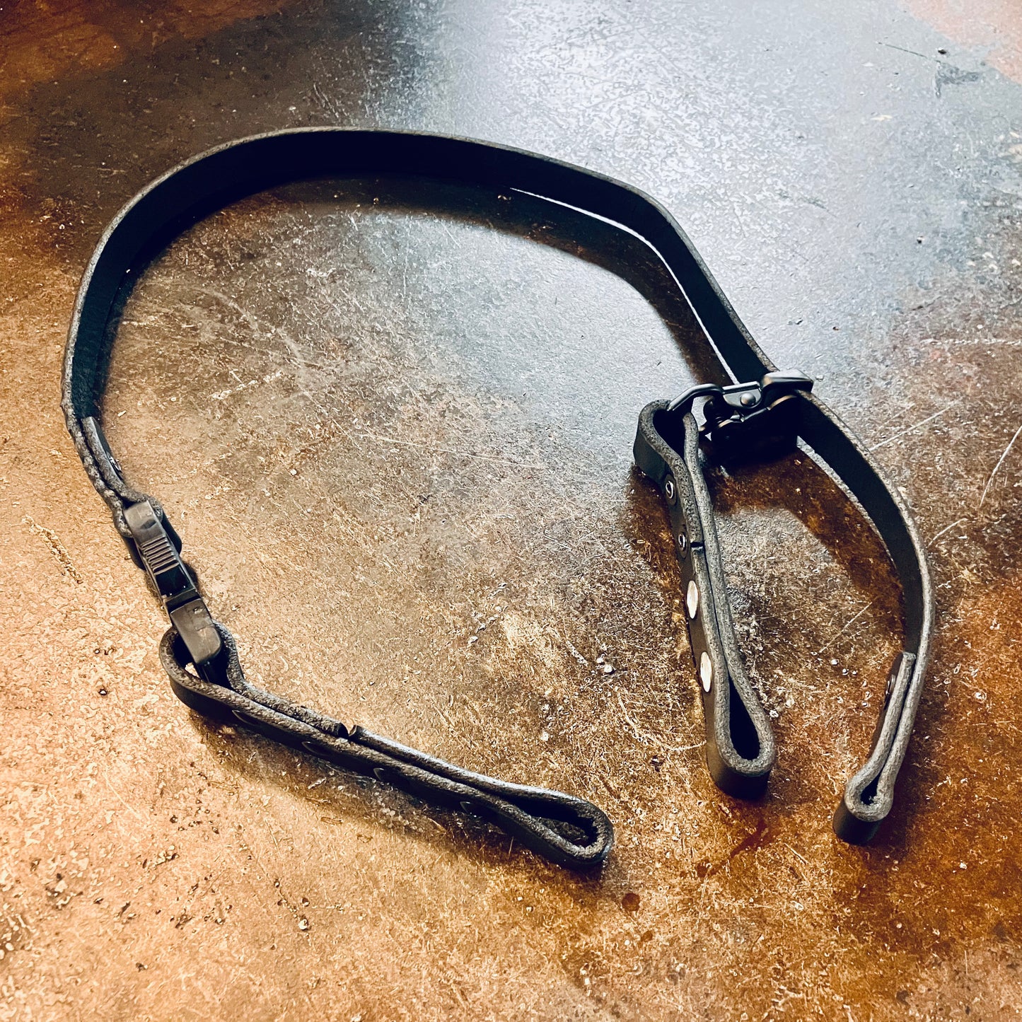 Leather HELMET STRAP
