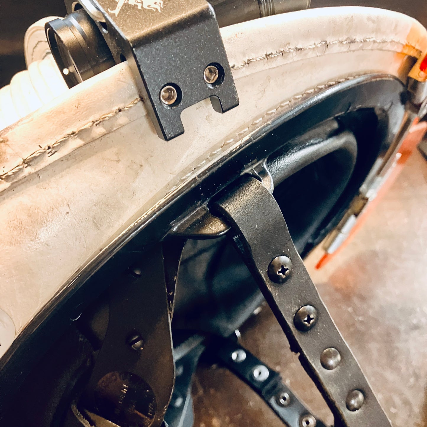 Leather HELMET STRAP