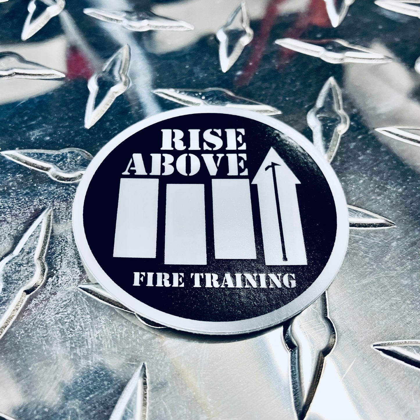 RISE ABOVE 2" Helmet Stickers (set of 5)