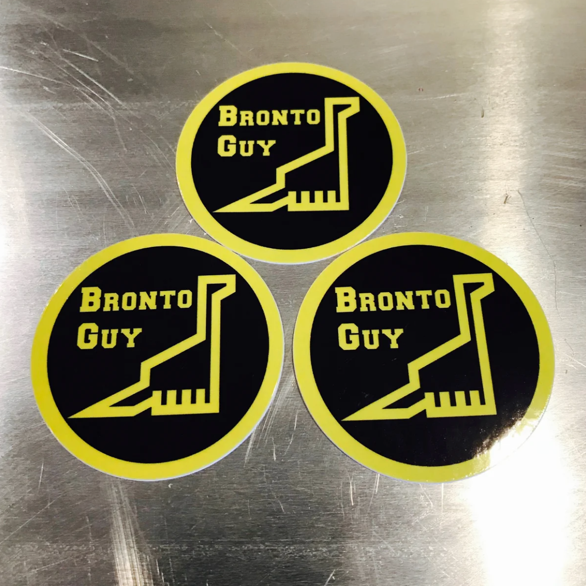 BRONTO GUY Helmet Stickers (set of three)