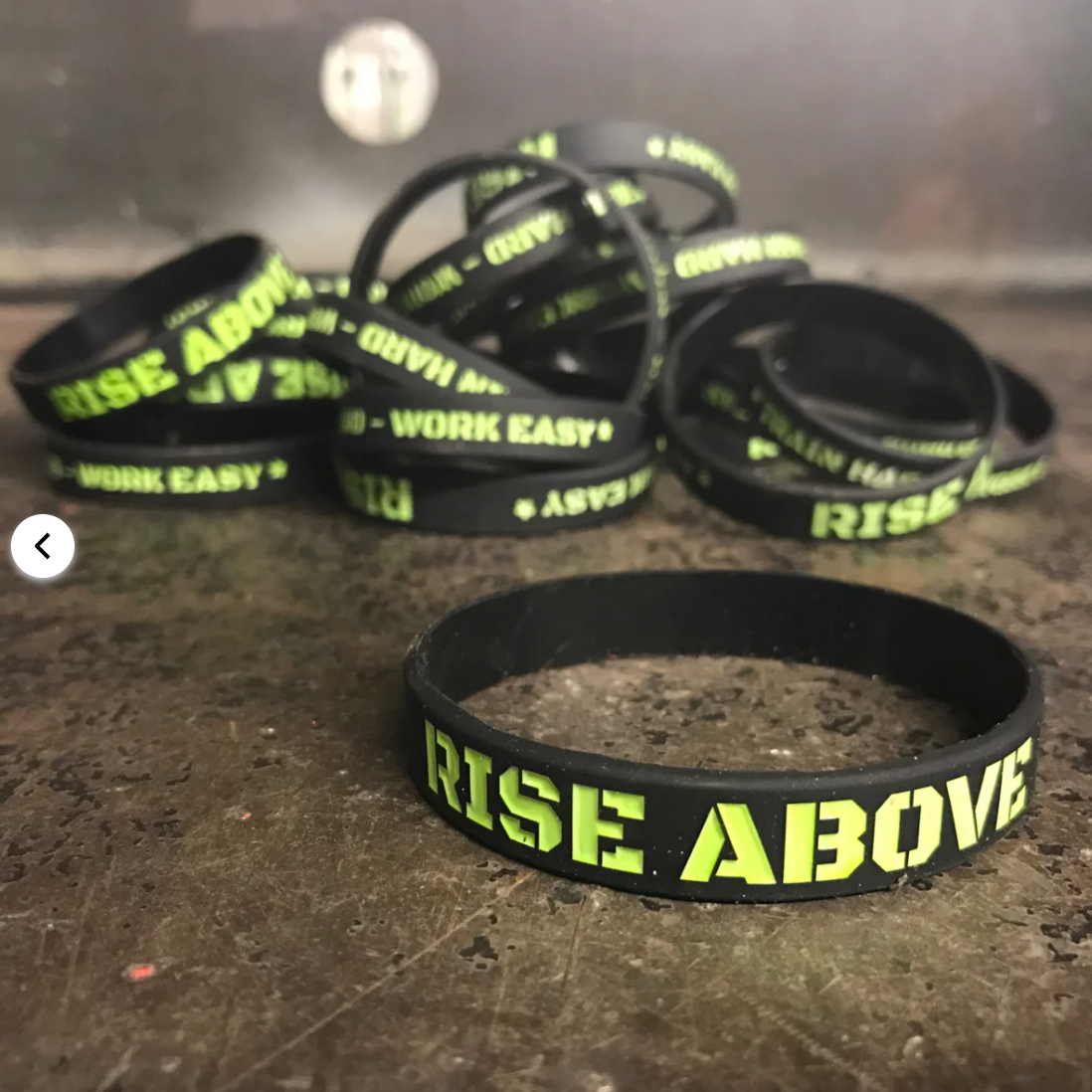 Rise Above RUBBER WRISTBAND