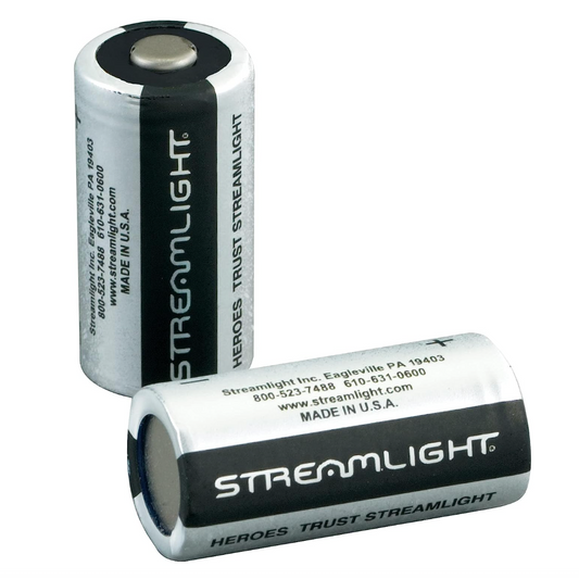 Streamlight LITHIUM CR123A Battery - 2 Pack