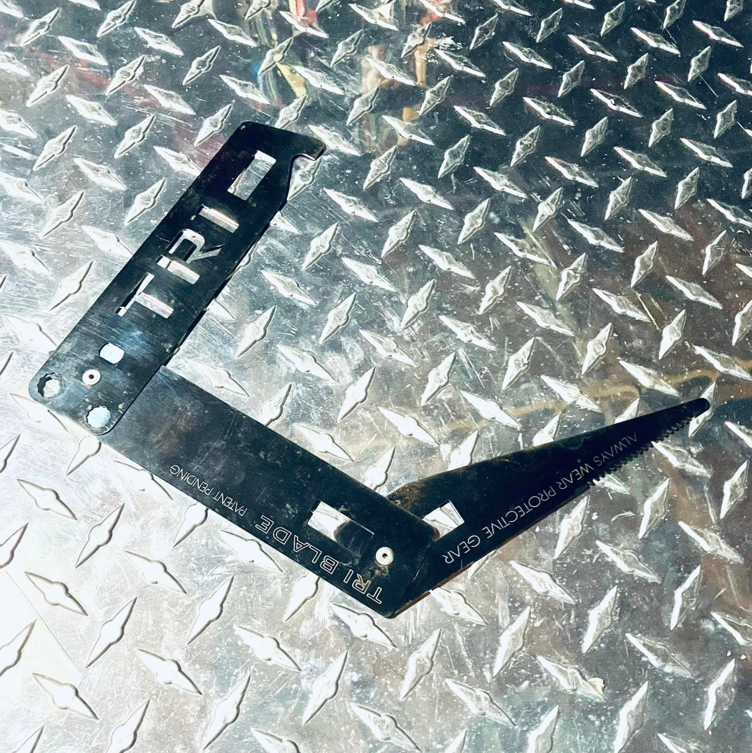 USED: Tri-Blade Shove Knife Combo Tool – Two Devils Tools