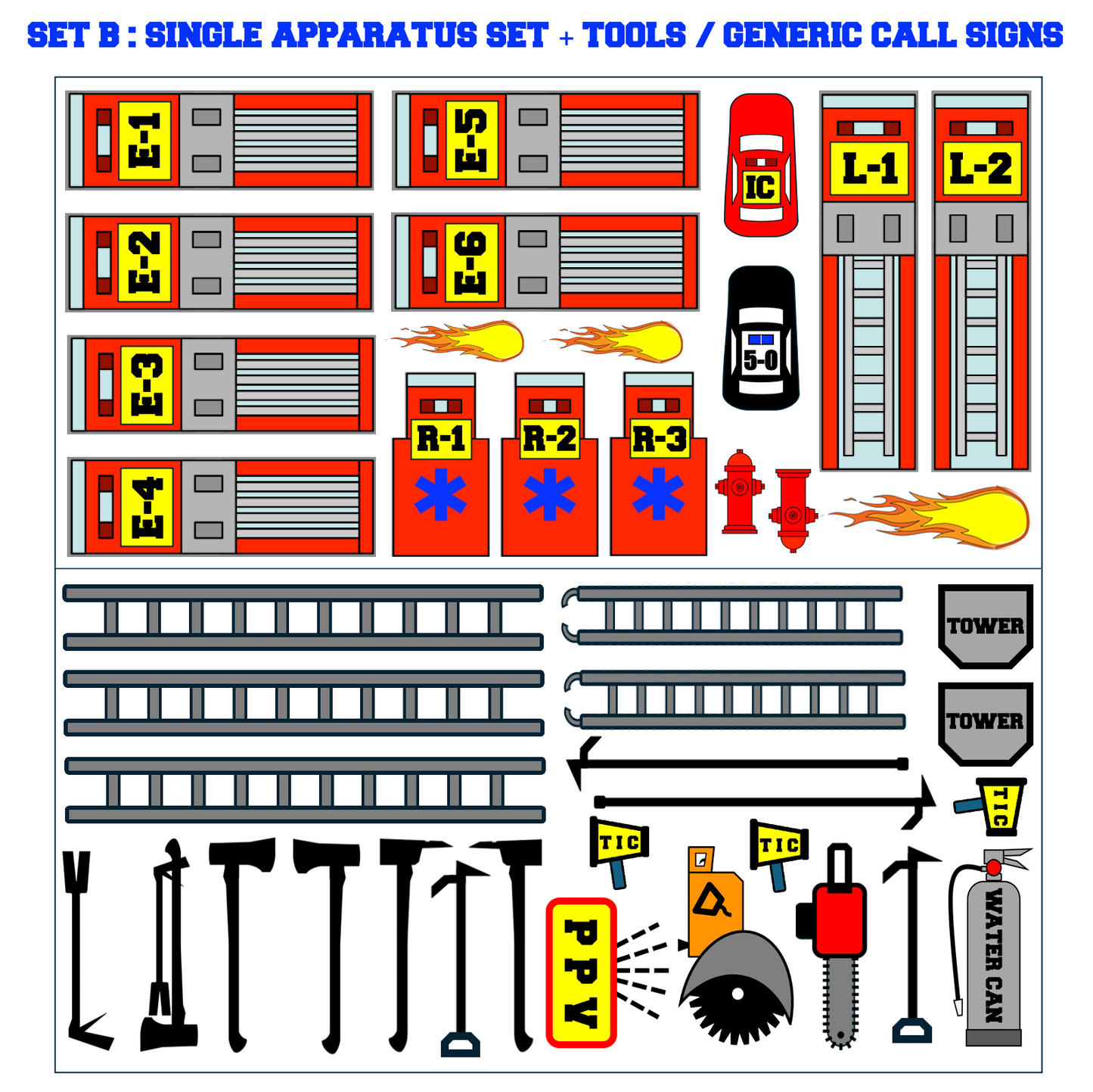 Strategy & Tactics Training Magnets (Urban/Suburban FDs)