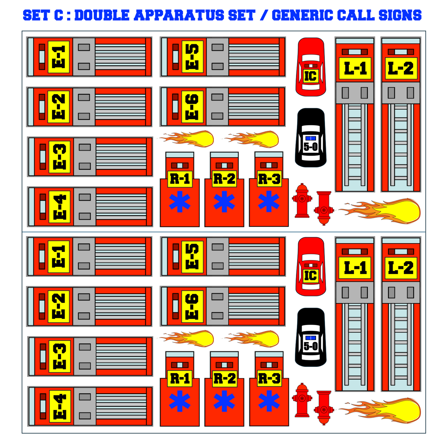 Strategy & Tactics Training Magnets (Urban/Suburban FDs)