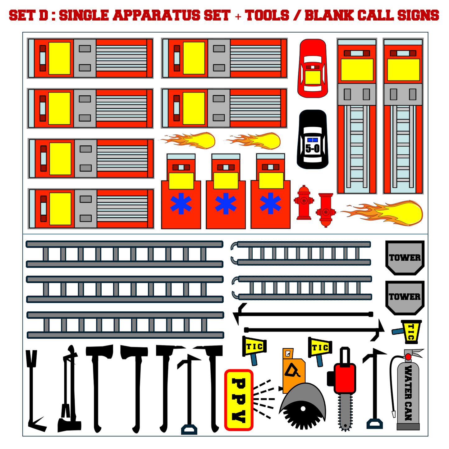 Strategy & Tactics Training Magnets (Urban/Suburban FDs)