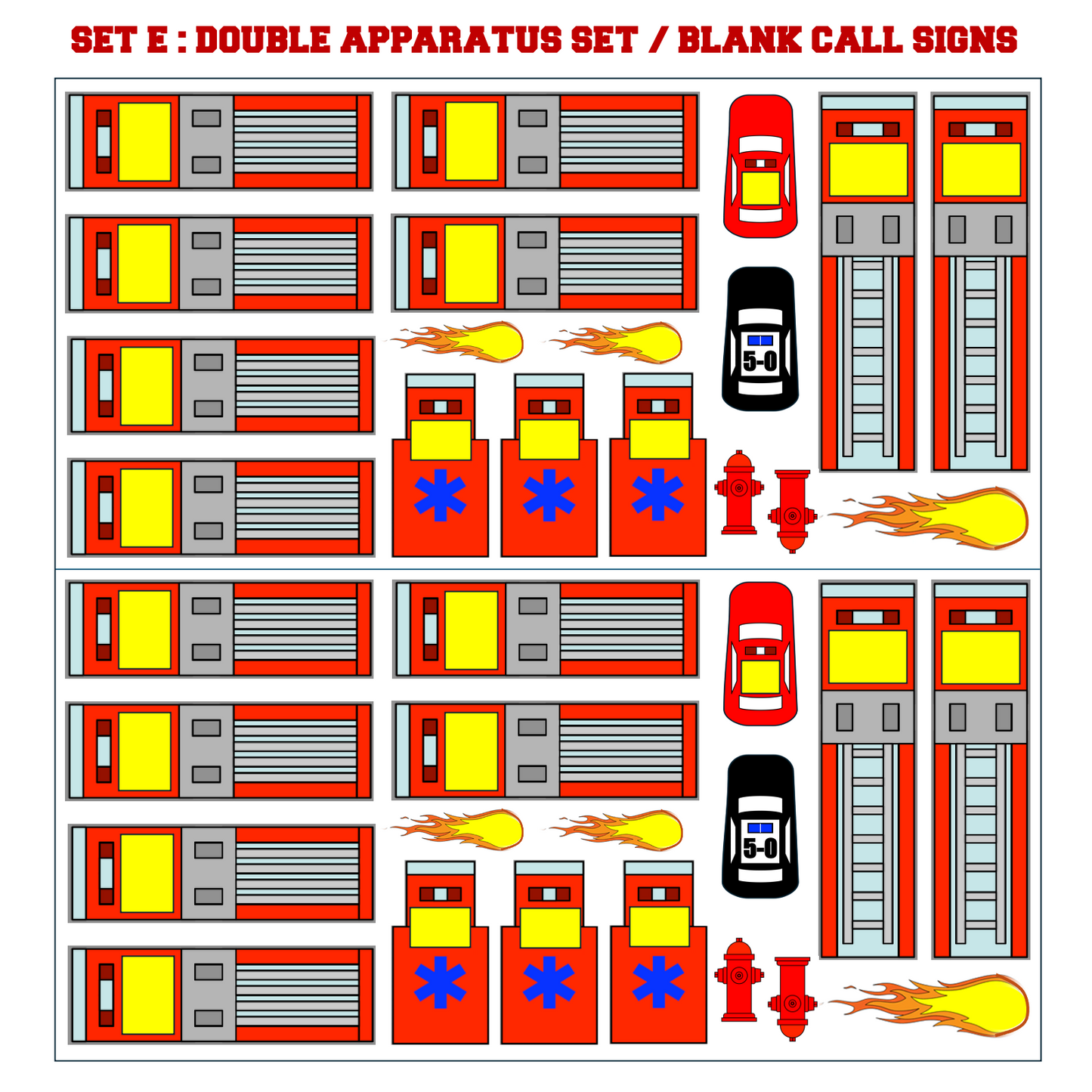 Strategy & Tactics Training Magnets (Urban/Suburban FDs)