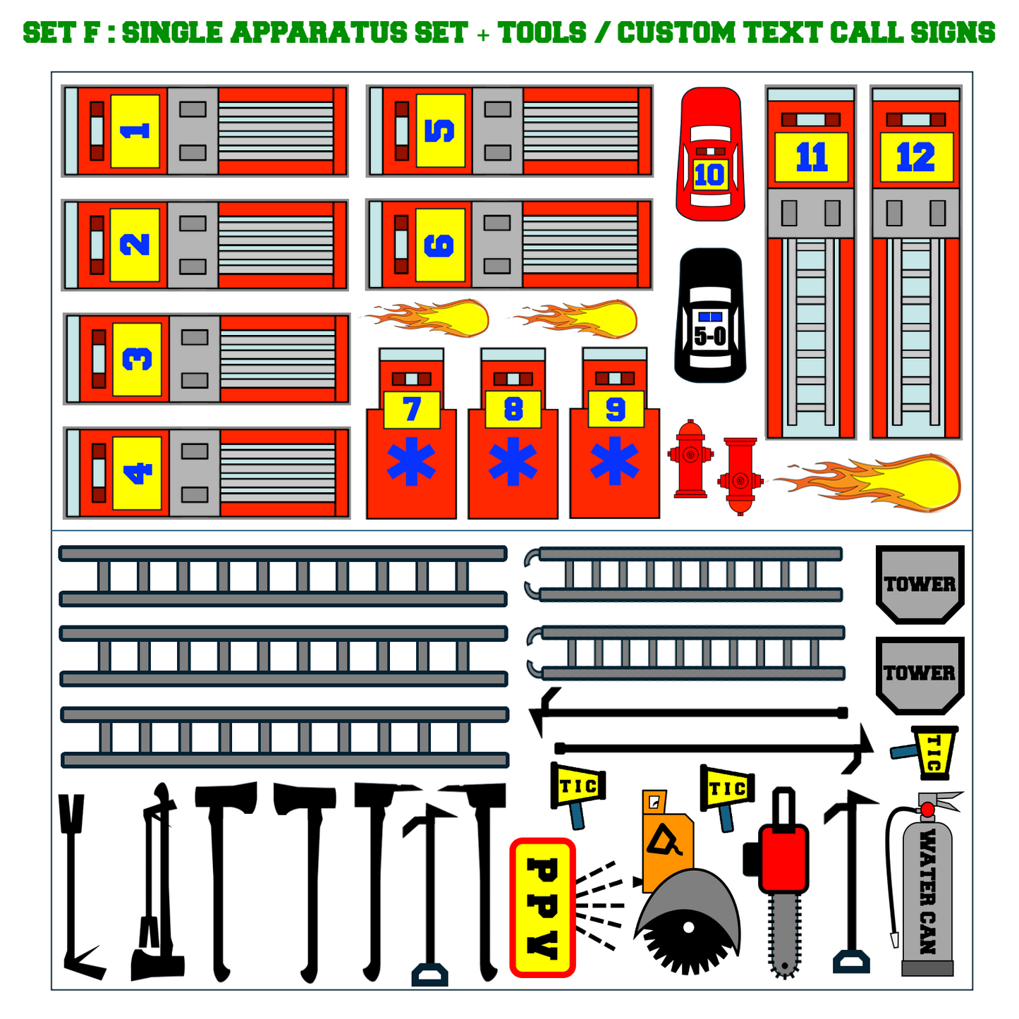 Strategy & Tactics Training Magnets (Urban/Suburban FDs)