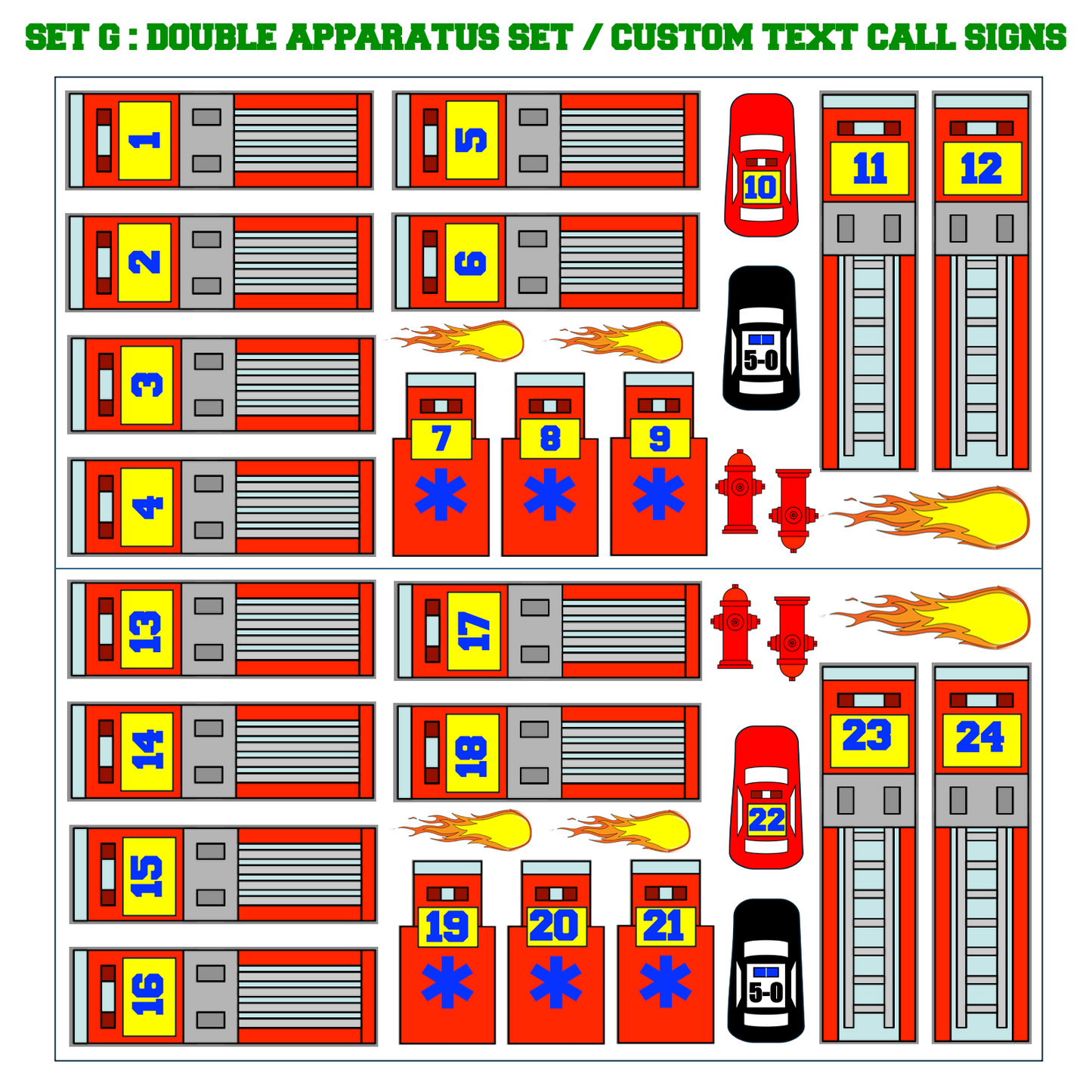 Strategy & Tactics Training Magnets (Urban/Suburban FDs)