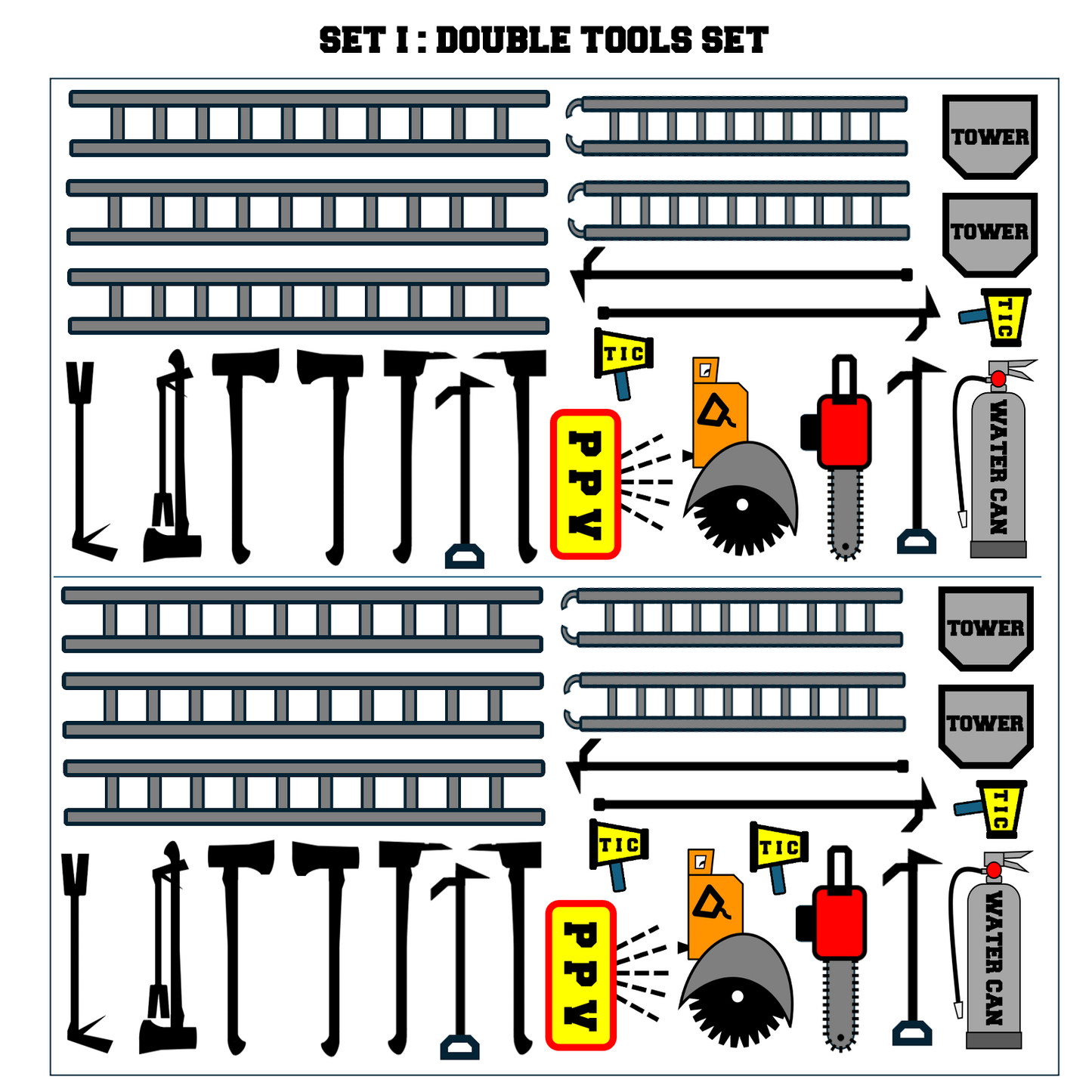 Strategy & Tactics Training Magnets (Urban/Suburban FDs)