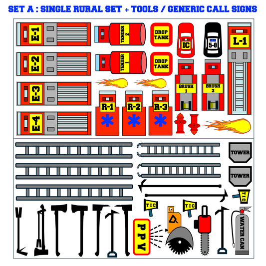 Strategy & Tactics Training Magnets (Rural FDs)