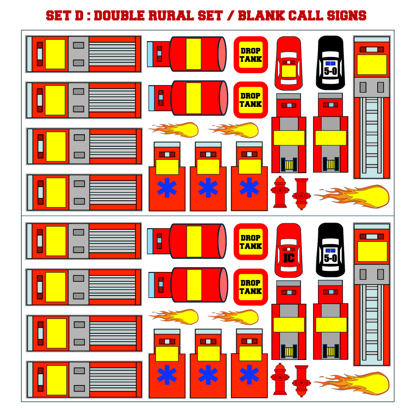 Strategy & Tactics Training Magnets (Rural FDs)