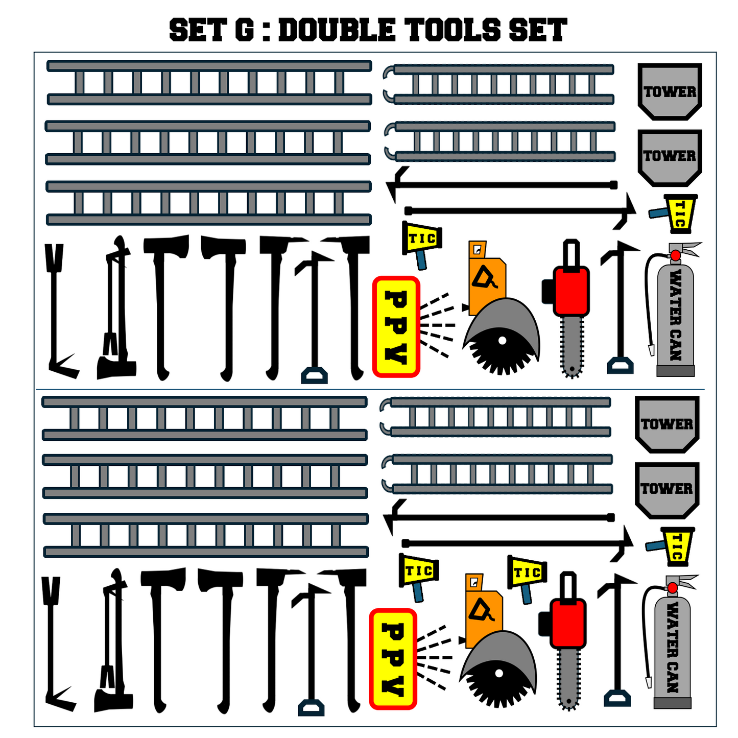 Strategy & Tactics Training Magnets (Rural FDs)