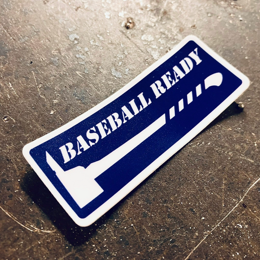 BASEBALL READY Helmet Sticker