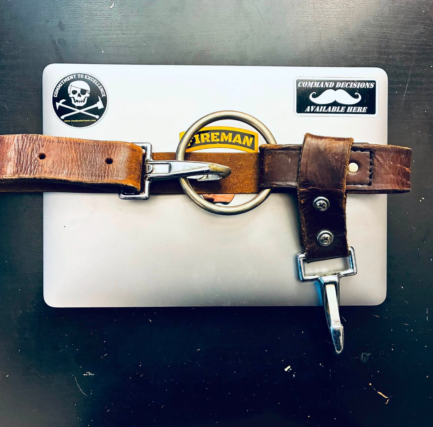 USED: Boston Leather Truck Belt