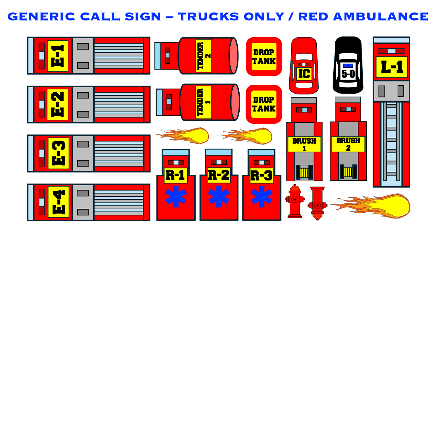Strategy & Tactics Training Magnets (Rural FDs)