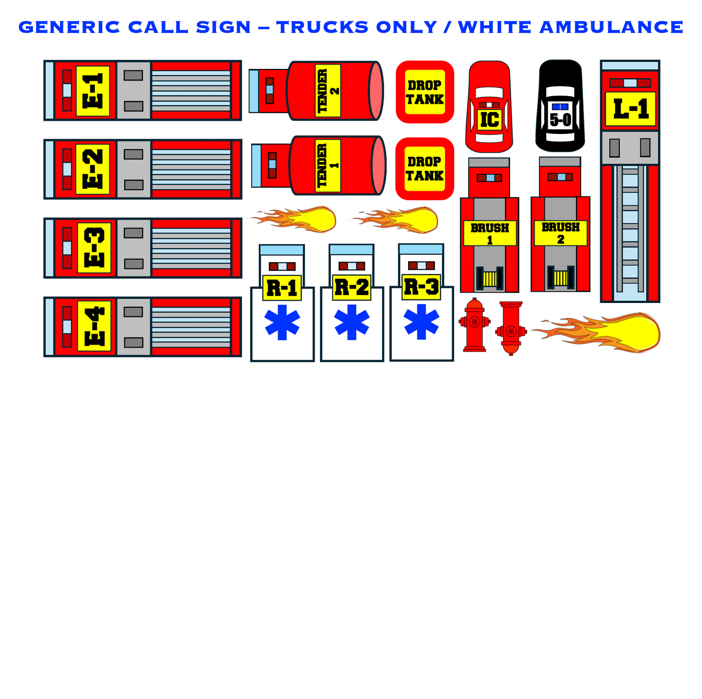 Strategy & Tactics Training Magnets (Rural FDs)