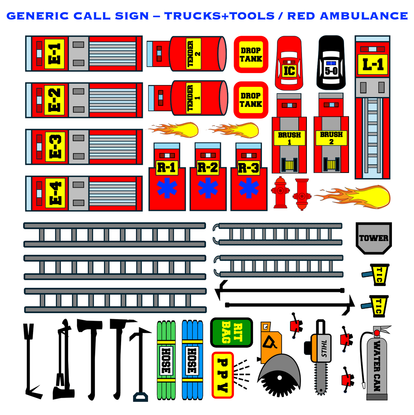 Strategy & Tactics Training Magnets (Rural FDs)