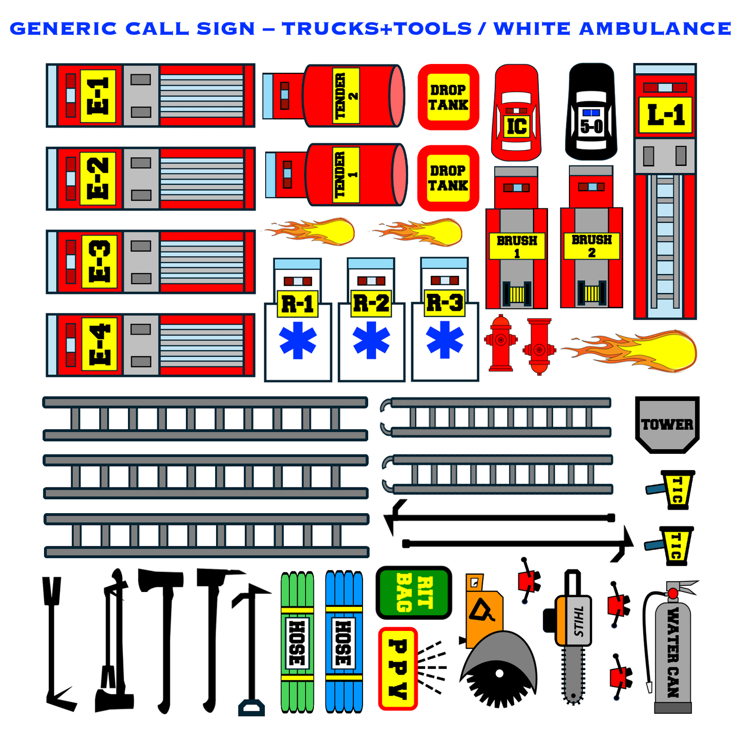 Strategy & Tactics Training Magnets (Rural FDs)