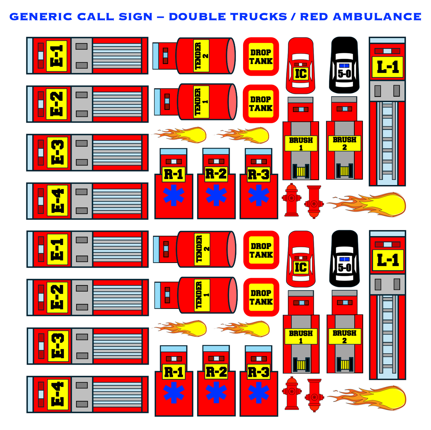 Strategy & Tactics Training Magnets (Rural FDs)