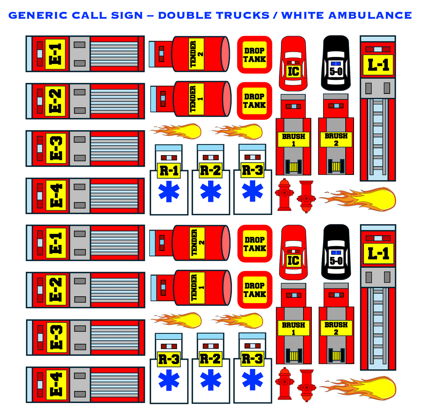 Strategy & Tactics Training Magnets (Rural FDs)
