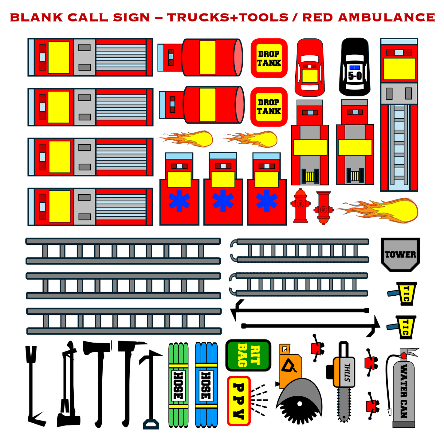 Strategy & Tactics Training Magnets (Rural FDs)